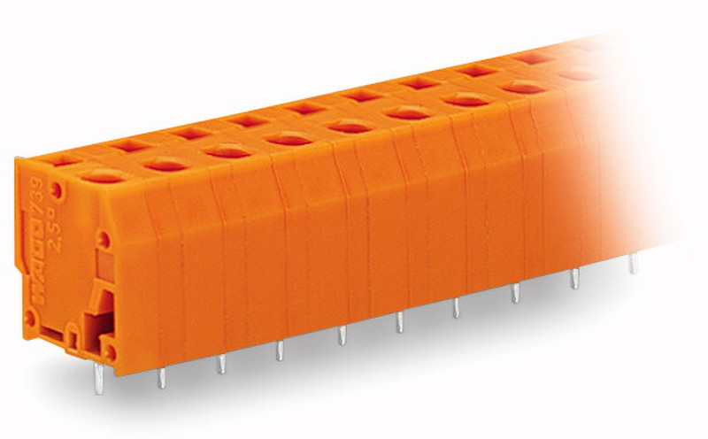 Wago 739-242 12P Orange Elektrischer Anschlussblock