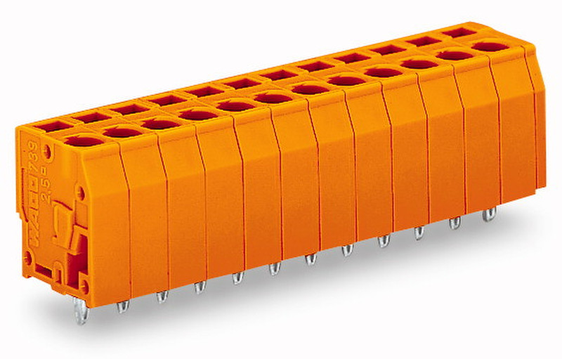 Wago 739-154/100-000 4P Orange Elektrischer Anschlussblock