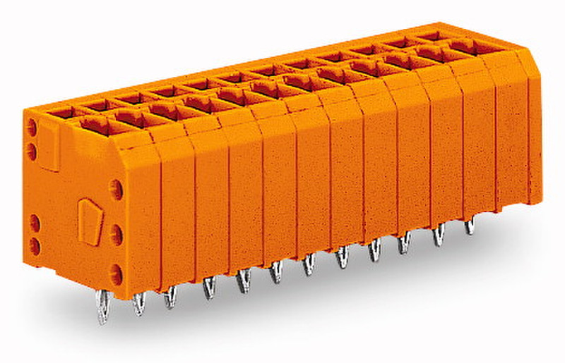 Wago 739-334/100-000 4P Orange Elektrischer Anschlussblock