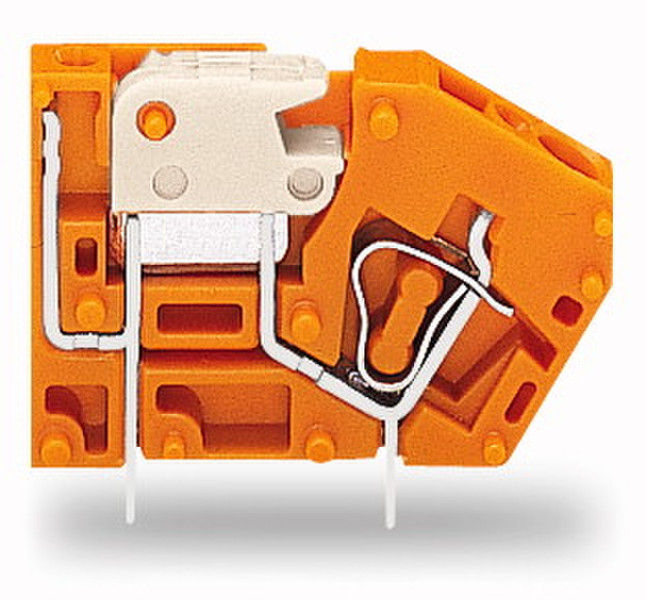 Wago 742-106 1P Orange Elektrischer Anschlussblock