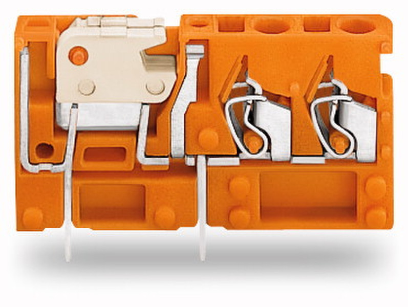 Wago 742-156 2P Orange Elektrischer Anschlussblock