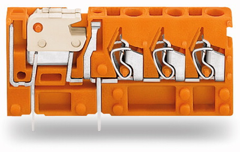 Wago 742-158 1P Orange Elektrischer Anschlussblock