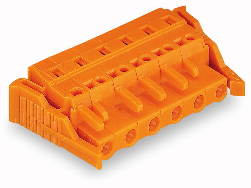 Wago 231-711/037-000 11P Orange Elektrischer Anschlussblock