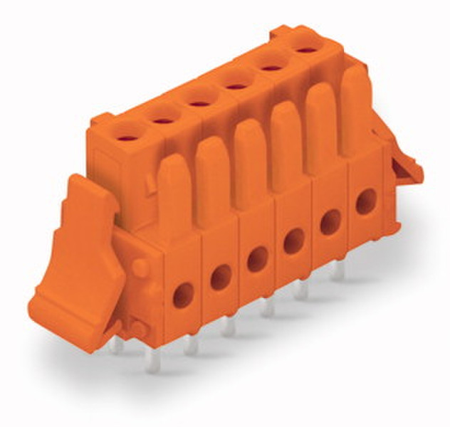 Wago 734-508/037-000 8P Orange Elektrischer Anschlussblock