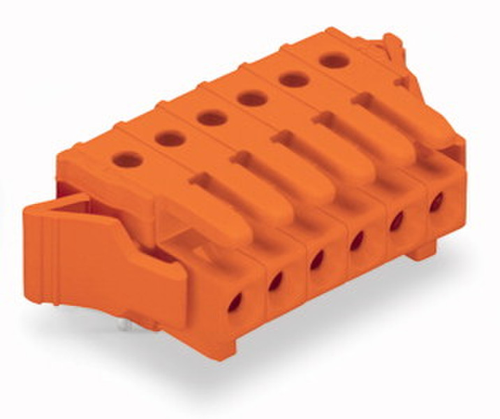 Wago 734-562/037-000 2P Orange Elektrischer Anschlussblock