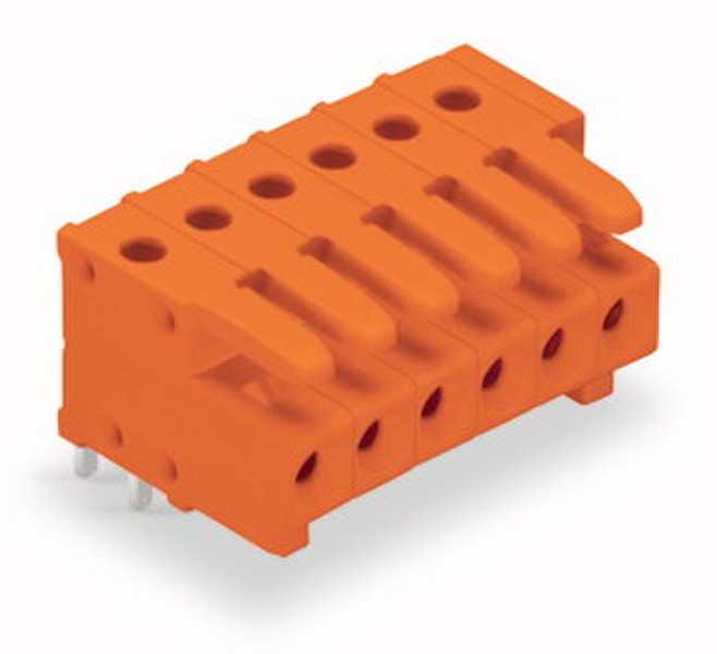 Wago 734-563 3P Orange Elektrischer Anschlussblock