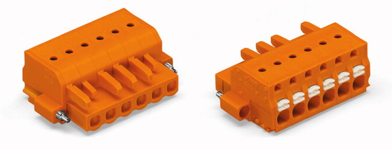 Wago 2231-314/107-000 14P Orange Elektrischer Anschlussblock