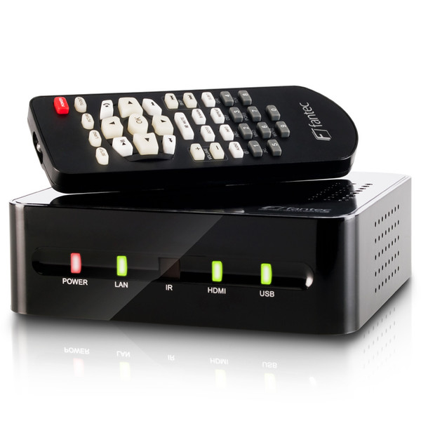 Fantec TV-LHD Media Player Full-HD 1080p Black digital media player