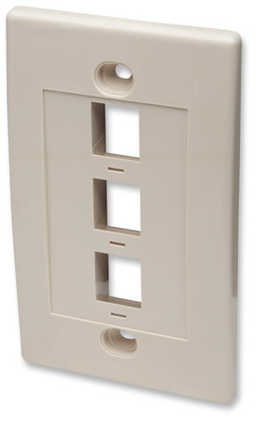 Intellinet 162944 Ivory switch plate/outlet cover