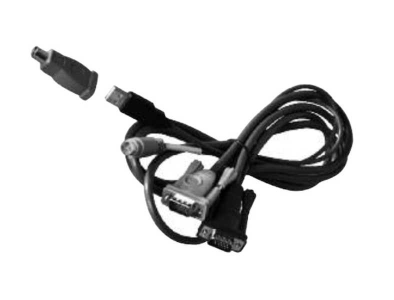 Accu-Tech 37208-161 Black keyboard video mouse (KVM) cable