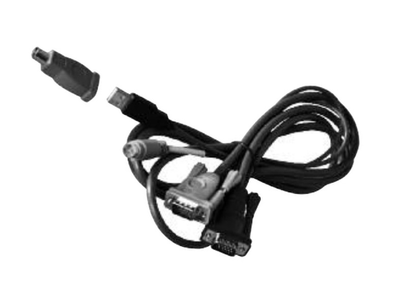 Accu-Tech 37208-161 Schwarz Tastatur/Video/Maus (KVM)-Kabel