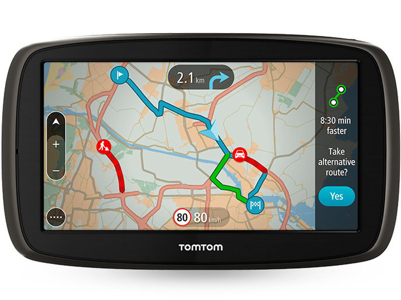 TomTom GO 61 WORLD Fixed 6Zoll Touchscreen 300g Schwarz