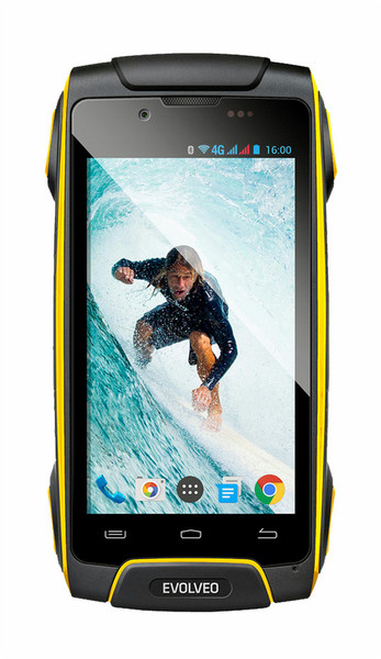 Evolveo StrongPhone SGP-Q8-LTE-Y 4G 16ГБ Черный, Желтый смартфон