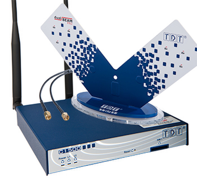 TDT C1500lw Dual-band (2.4 GHz / 5 GHz) Fast Ethernet Grey 3G 4G