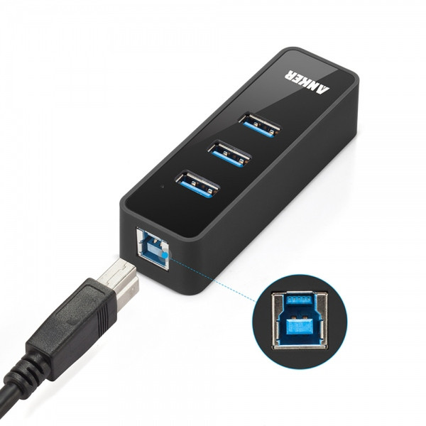Anker 3 x USB 3.0 - Ethernet / USB-C