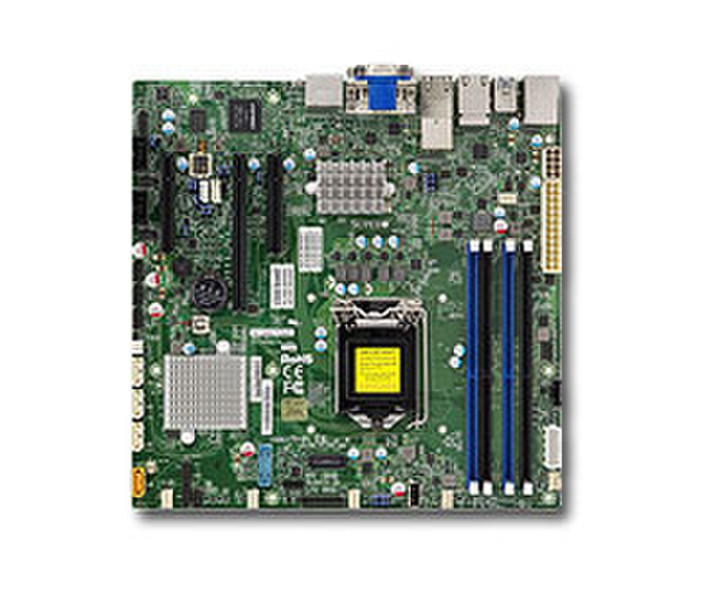 Supermicro X11SSZ-TLN4F Intel C236 Socket H4 (LGA 1151) Micro ATX Server-/Workstation-Motherboard
