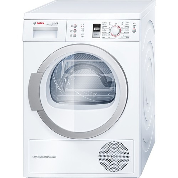 Bosch WTW86361BY Freistehend Frontlader 7kg A++ Weiß Wäschetrockner