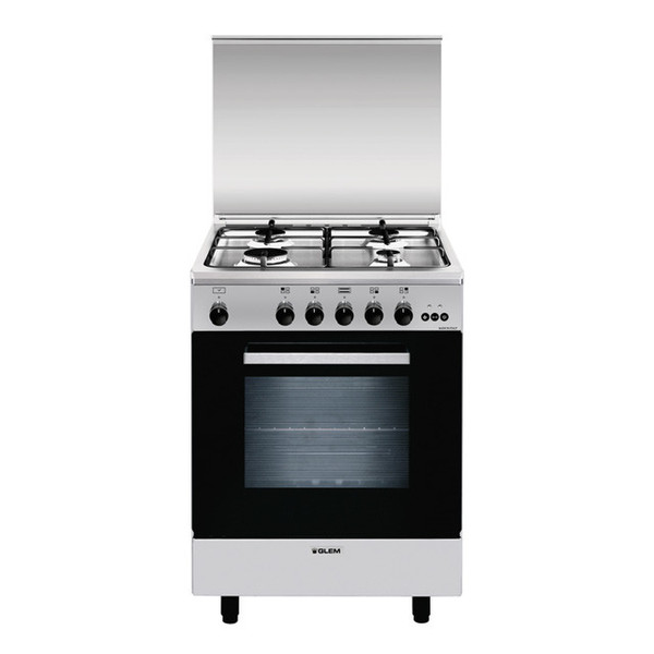 Glem A654VI Freestanding Gas hob A Stainless steel cooker