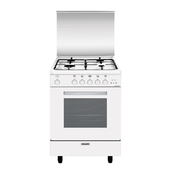 Glem A654VX Freestanding Gas hob A White cooker