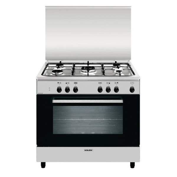 Glem A965EI Freestanding Gas hob A Stainless steel cooker