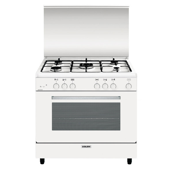 Glem A965GX Отдельностоящий Gas hob A Белый кухонная плита