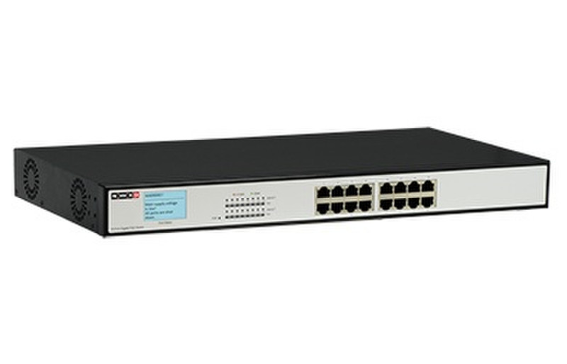Provision-ISR POES-16260G Gigabit Ethernet (10/100/1000) Power over Ethernet (PoE) 1U Черный, Белый сетевой коммутатор