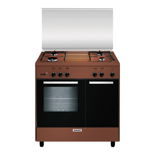 Glem AR854GC Freestanding Gas hob A Brown cooker