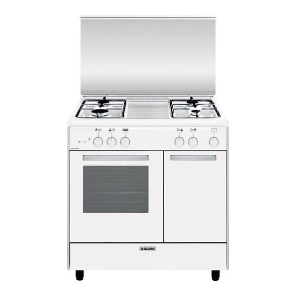 Glem AR854GX Freestanding Gas hob A White cooker