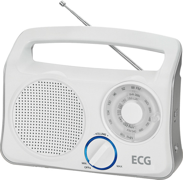 ECG R 222 Tragbar Weiß Radio