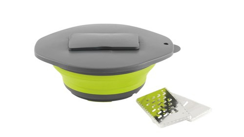 Outwell Collaps Bowl & lid w/grater Green