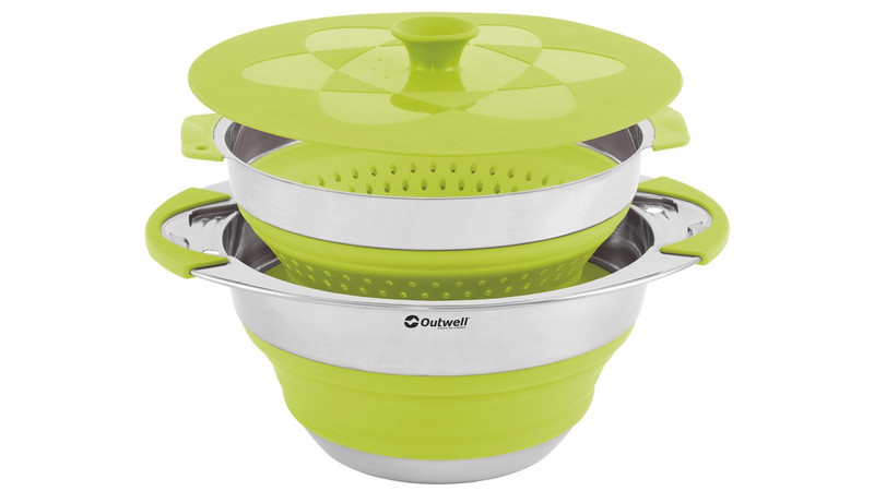 Outwell Collaps Pot w/colander & lid 4.5L Green