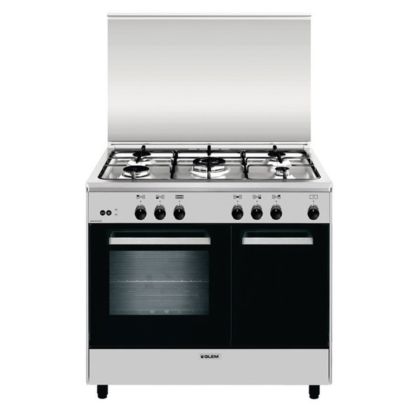 Glem AR965GI Freestanding Gas hob A Stainless steel cooker