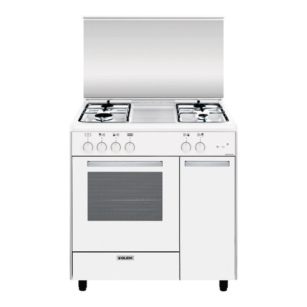 Glem AS854GX Freestanding Gas hob A White cooker