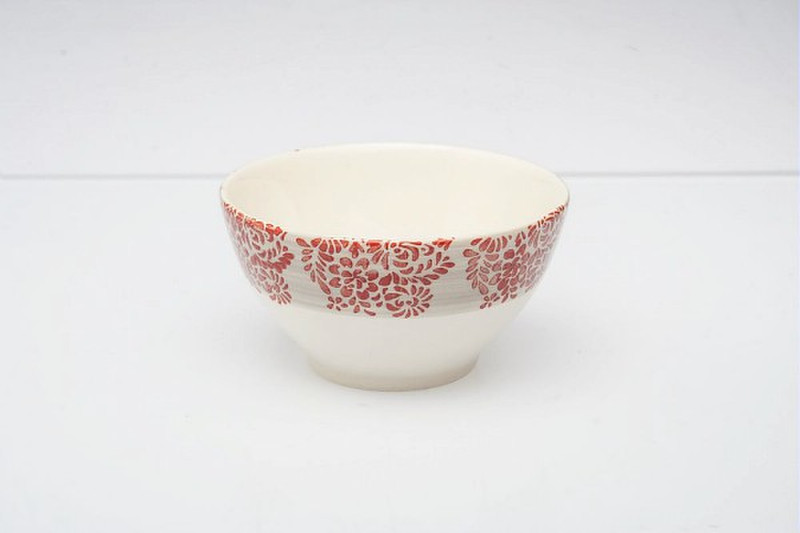 Tognana Porcellane MI104160798 Round 0.7L Ceramic Red,White dining bowl