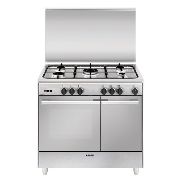 Glem UR965VI Freestanding Gas hob A Stainless steel cooker