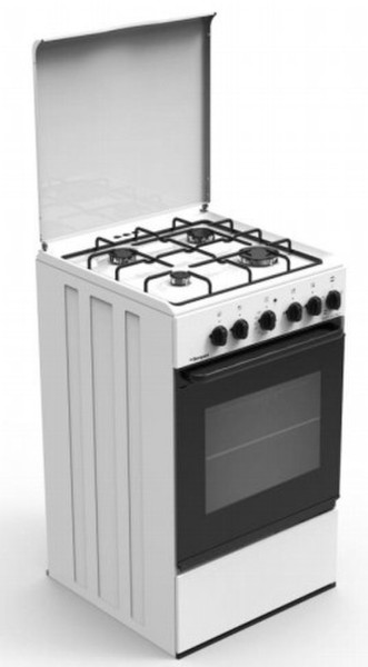 Bompani BI540GA/N Freestanding Gas hob B White cooker