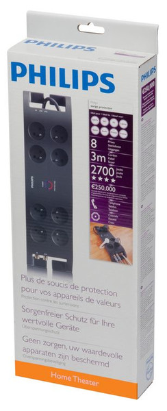 Philips Home Theater Surge Protector SPN5085B