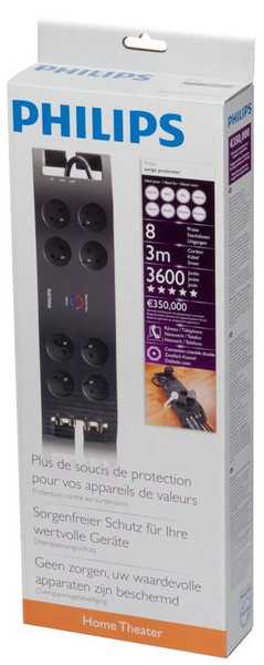 Philips Home Theater Surge Protector SPN5087E