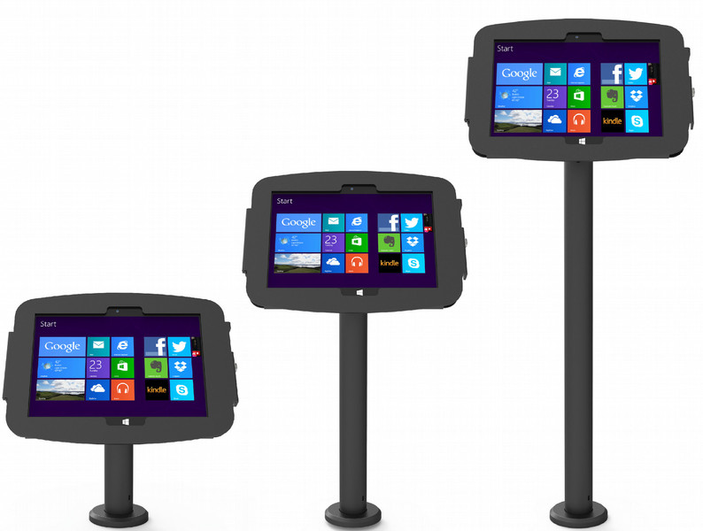 Compulocks The Rise Surface Stand Kiosk Black tablet security enclosure