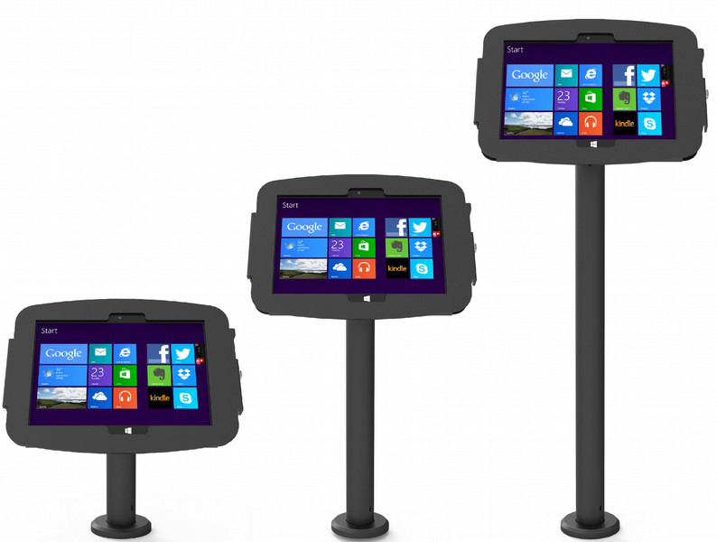 Compulocks The Rise Surface Stand Kiosk Черный tablet security enclosure