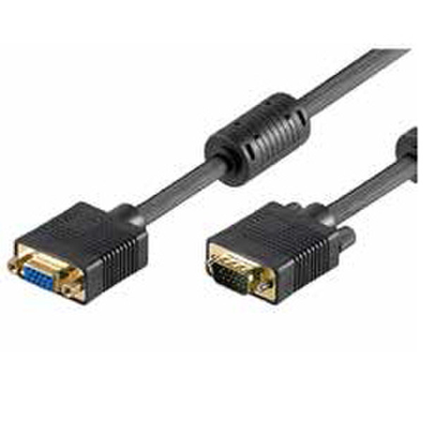 Ewent EW-110202-020-N-P 1.8m VGA (D-Sub) VGA (D-Sub) Black VGA cable