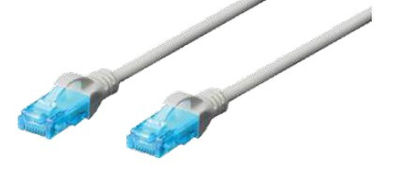 Ewent EW-5U-010 1m Cat5e U/UTP (UTP) Grey networking cable