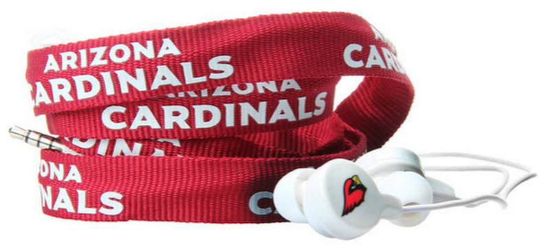 iHip Arizona Cardinals Binaural im Ohr Rot, Weiß