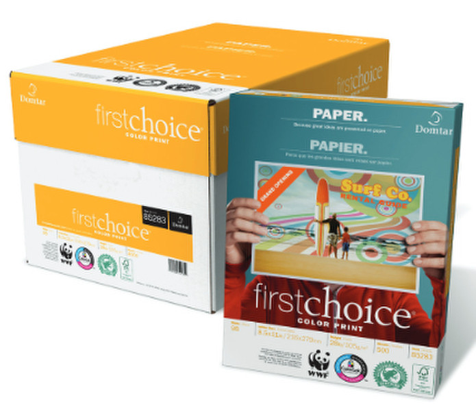 Domtar First Choice ColorPrint Tabloid (279×432 mm) Weiß Druckerpapier