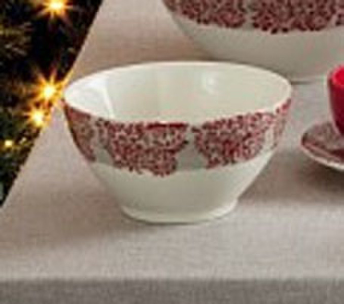 Tognana Porcellane Round Ceramic Red,White
