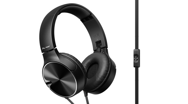 Pioneer SE-MJ722T-K Head-band Binaural Wired Black mobile headset
