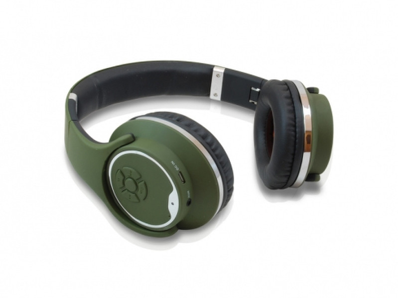 Conceptronic 120831807 Binaural Head-band Black,Green mobile headset