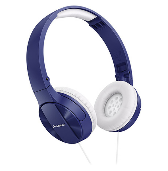 Pioneer SE-MJ503 Circumaural Head-band Blue,White