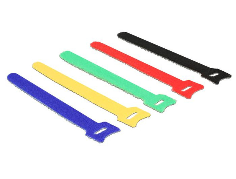 DeLOCK 18634 Nylon Black,Blue,Green,Red,Yellow 10pc(s) cable tie