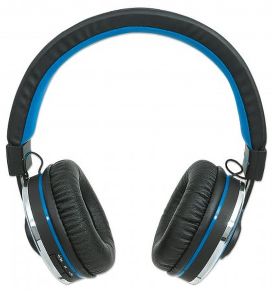 Manhattan Cosmos Head-band Binaural Wired/Wireless Black,Blue